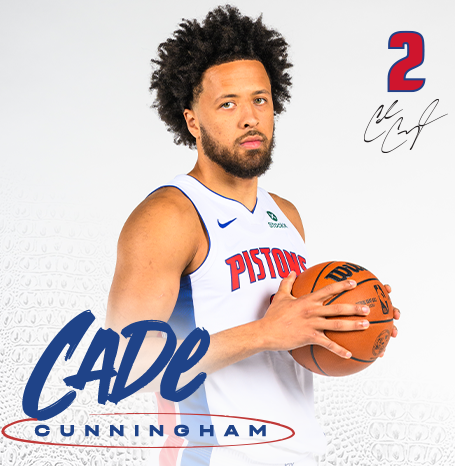 CUNNINGHAM サイン入りジャージ ピストンズ Cade Cunningham Detroit Pistons Jerseys, Cade Cunningham Shirts