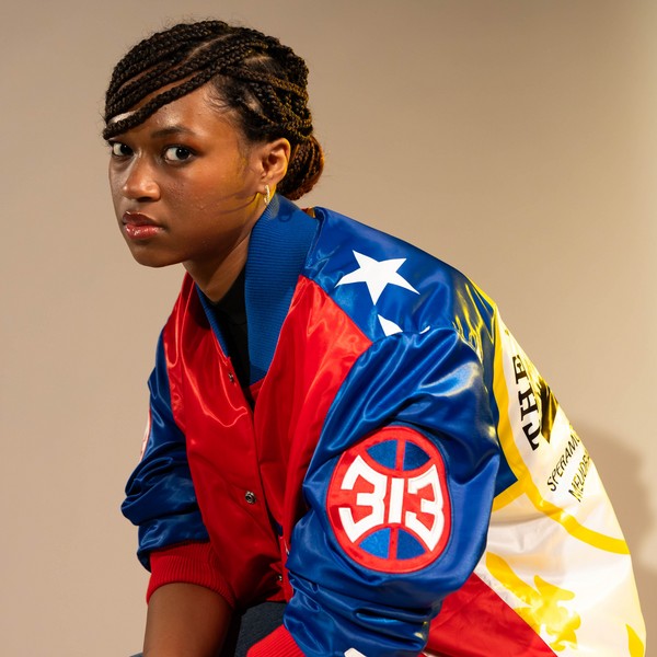 Detroit Pistons 313 Day TY Mopkins Starter Jacket