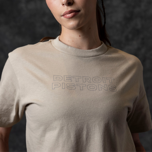 Detroit Pistons Fundamentals Bone T-Shirt