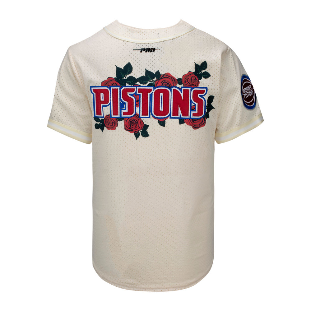 Detroit Pistons Pro Standard Roses Button Up Tee