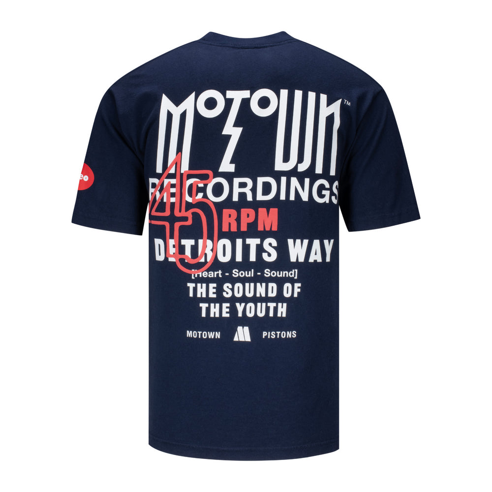 Pistons x Motown Sound Of The Youth Navy T-Shirt