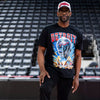 Model Wearing Detroit Pistons No Caller ID Kiwiclo Gator T-Shirt