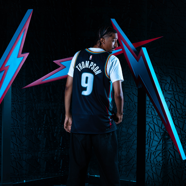 2025-26 DETROIT PISTONS CITY EDITION SWINGMAN JERSEY - MODEL BACK VIEW