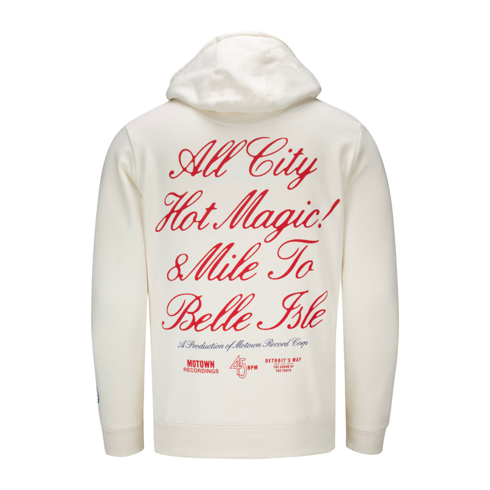 Pistons x Motown All City Hot Magic Cream Hoodie