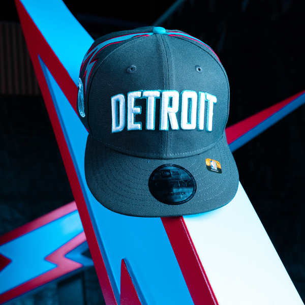 Youth 2025-26 City Edition Detroit Pistons New Era 950 Snapback