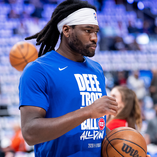 Detroit Pistons Playoffs '26 Nike Mantra T-Shirt - Front View