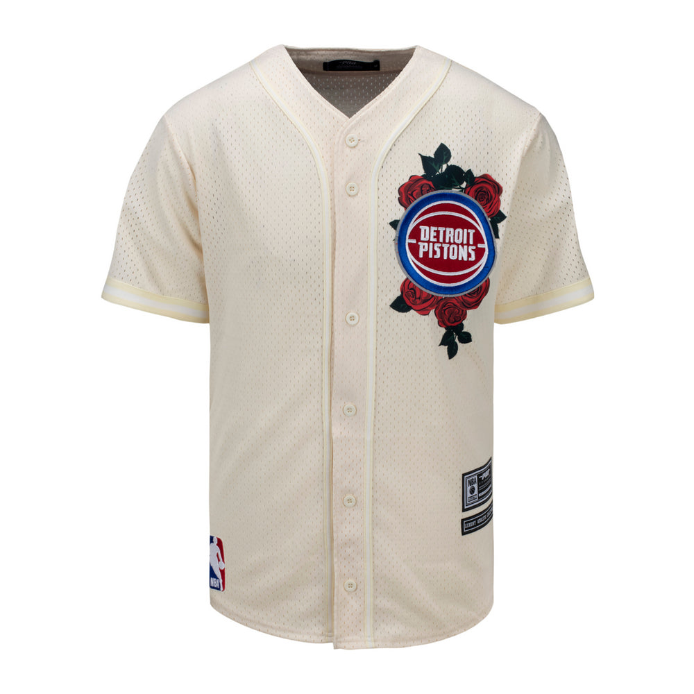 Detroit Pistons Pro Standard Roses Button Up Tee