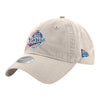 Ladies Detroit Pistons New Era Corduroy Retro 920 Hat in White - Front Left View