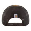 Detroit Pistons 47 Brand Carhartt Trucker Hat in Brown - Back View