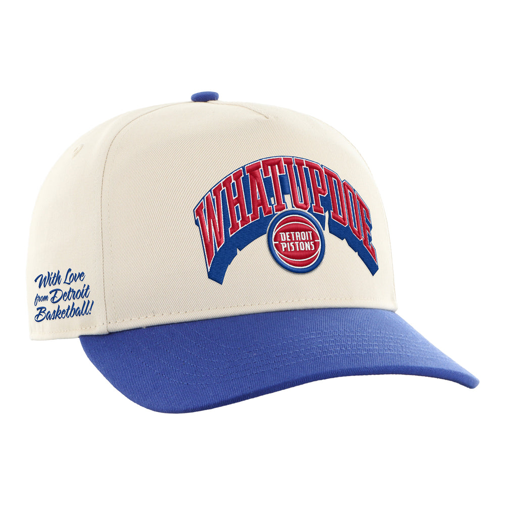 Detroit Pistons Whatupdoe Hitch RF Snapback - Front Right View