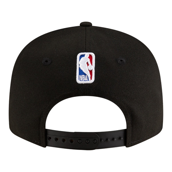 Detroit Pistons New Era Statement 950 Snapback in Black - Back View