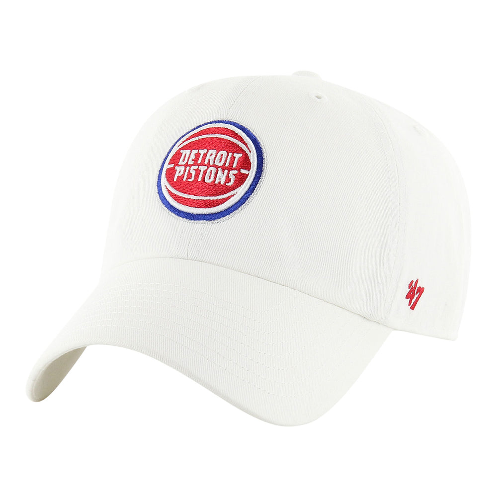 Detroit Pistons 47 Brand White Clean Up