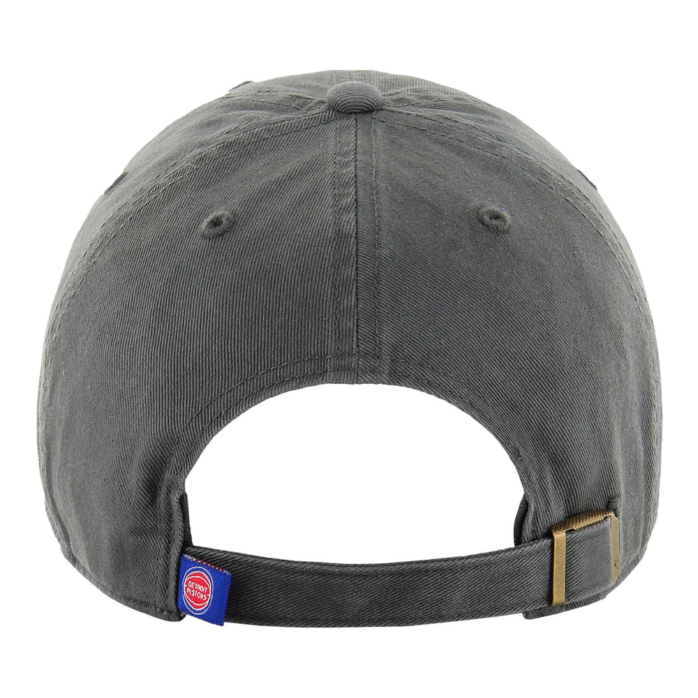 Detroit Pistons 47 Brand Charcoal Clean Up in Grey - Back view