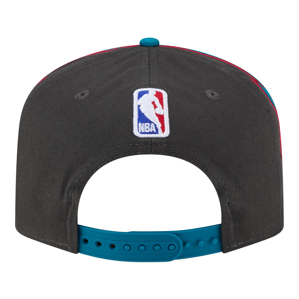 2025-26 City Edition Detroit Pistons New Era Golfer Snapback in Black - Back View