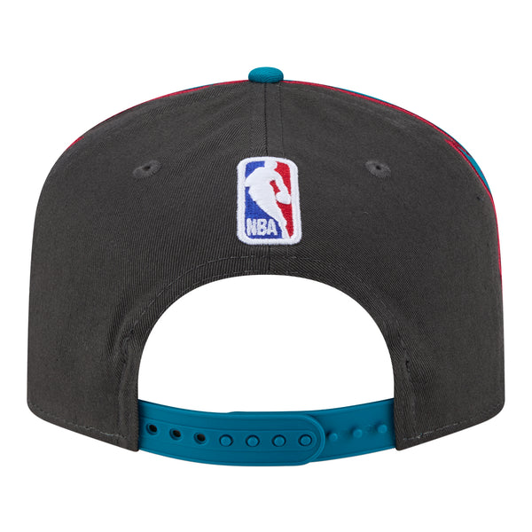 2025-26 City Edition Detroit Pistons New Era Golfer Snapback in Black - Back View