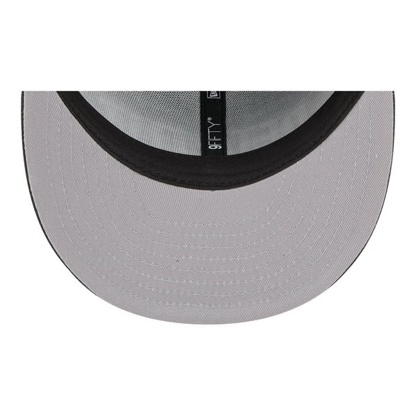 2025-26 City Edition Detroit Pistons New Era 950 Snapback in Grey - Underbrim View