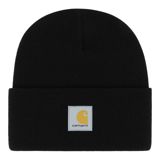 Detroit Pistons 47 Brand x Carhartt Black Tonal Cuff Knit in Black - Back View