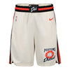 2024-25 DETROIT PISTONS CITY EDITION NIKE SWINGMAN SHORTS - Front View
