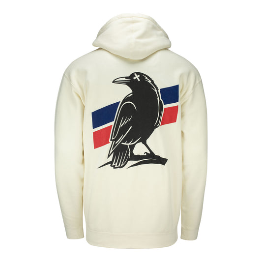 Mitchell & Ness Two18 Pistons Hoodie In White - Back View