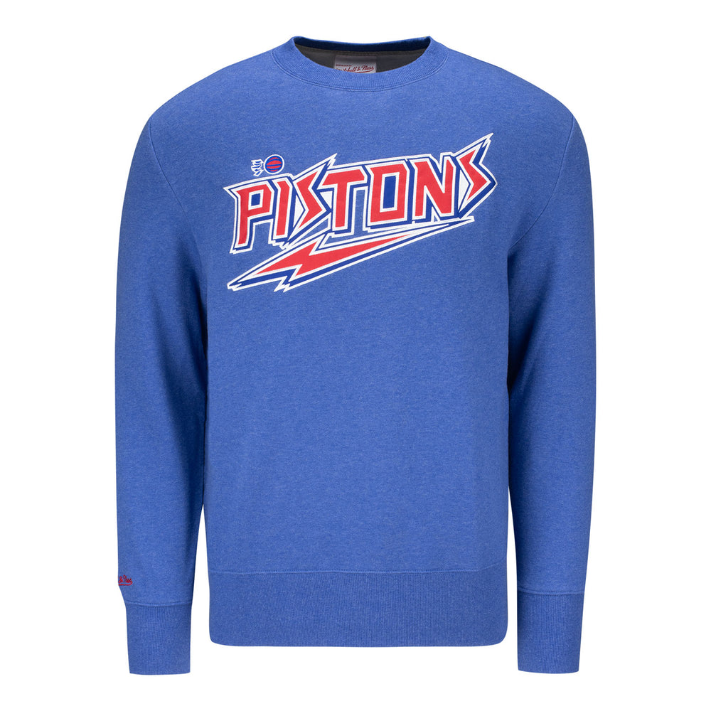 Mitchell & Ness Pistons Playoff Crewneck Sweatshirt