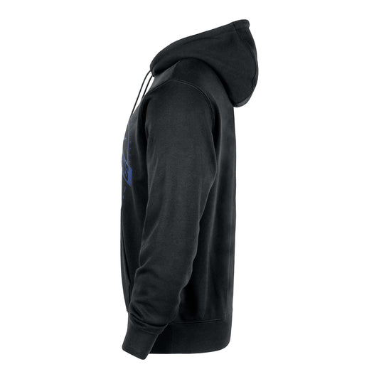 Detroit Pistons Nike Practice Club Hoodie in Black - Side View