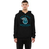 2025-26 City Edition Detroit Pistons New Era Hoodie in Black - Front View