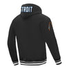 2025-26 City Edition Detroit Pistons Pro Standard Hoodie in Black - Back Left View