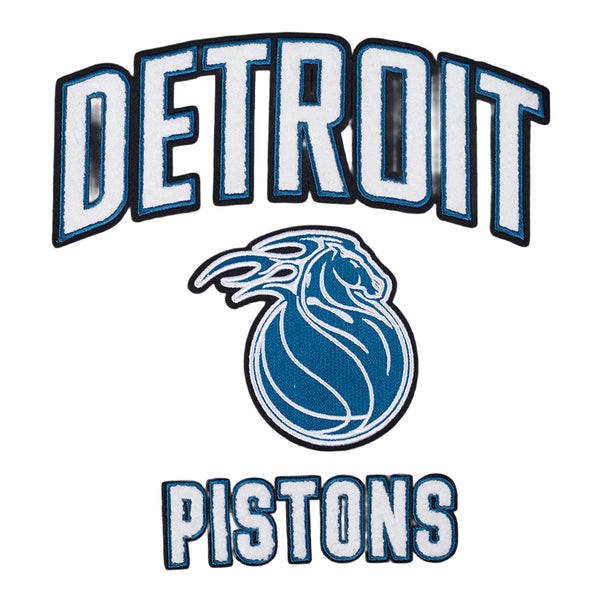 2025-26 City Edition Detroit Pistons Pro Standard Hoodie - Logo Emblem View