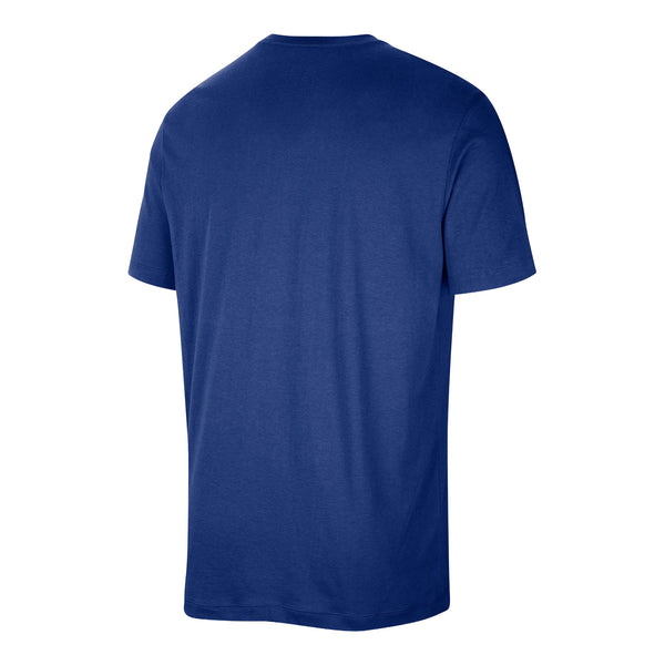 Detroit Pistons Nike Practice T-Shirt in Blue - Back View