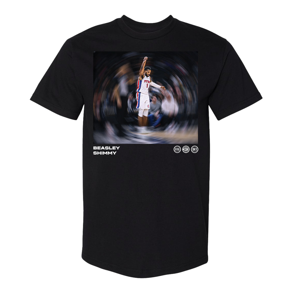 Detroit Pistons Malik Beasley Shimmy Celebration T-Shirt