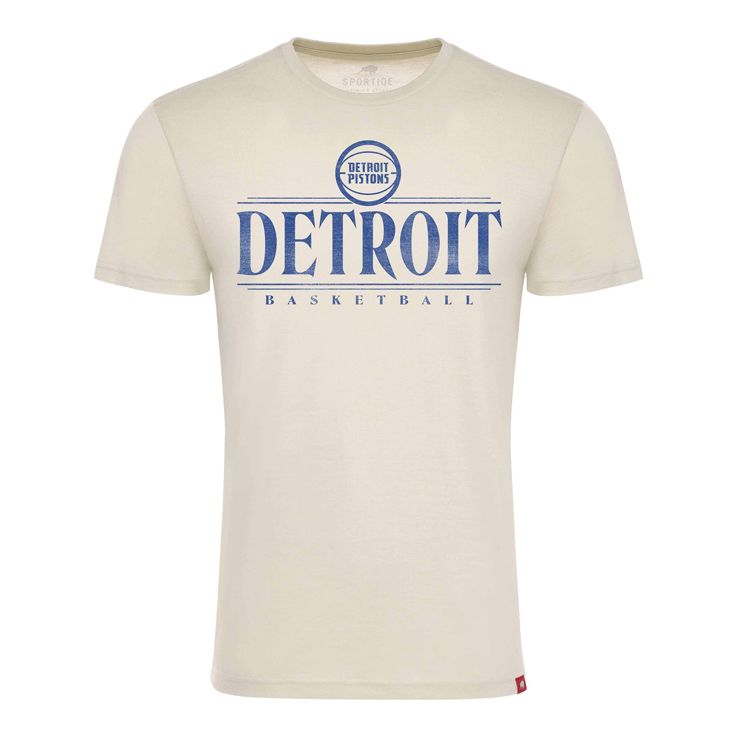 Detroit Pistons Sportiqe Comfy Classic T-Shirt - Front View