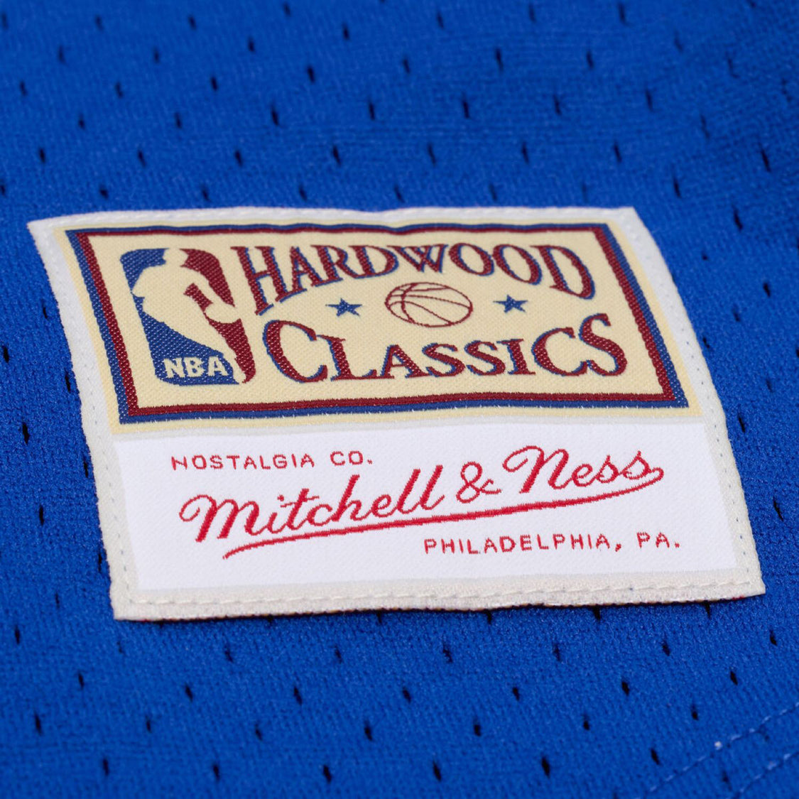 Detroit Pistons Mitchell & Ness Head Coach Baseball Jersey - Hangtag View