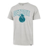 2025-26 City Edition Detroit Pistons 47 Brand Franklin T-Shirt in Grey - Front View