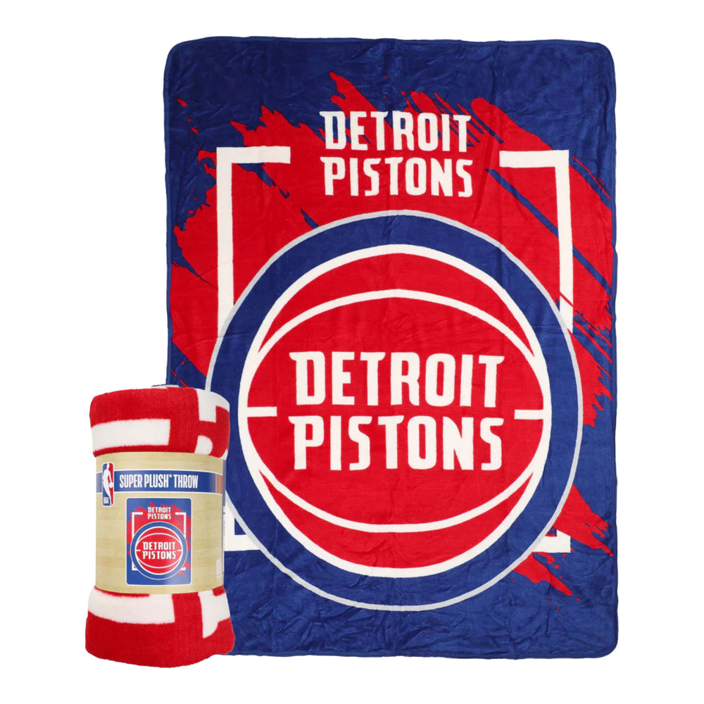 Detroit Pistons Dimensional Raschel Throw