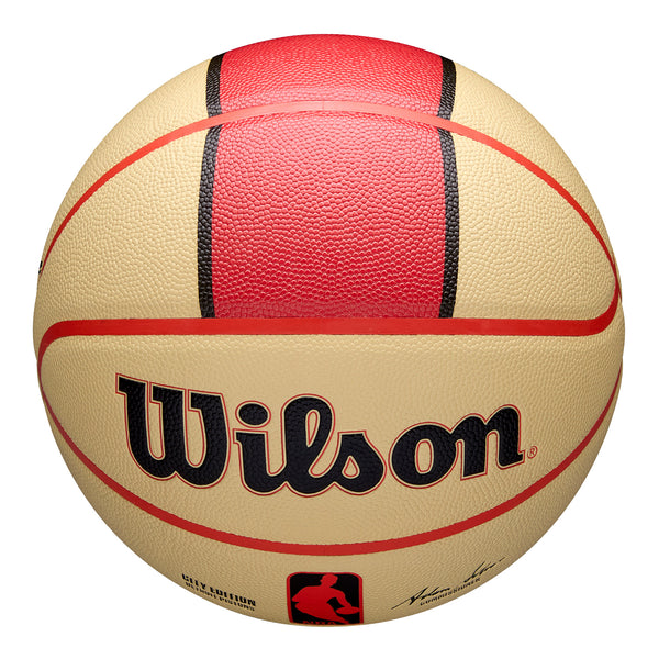 2024-25 DETROIT PISTONS CITY EDITION COLLECTOR SERIES BASKETBALL - TOP VIEW