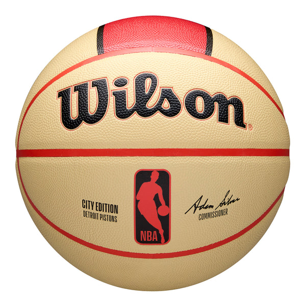 2024-25 DETROIT PISTONS CITY EDITION COLLECTOR SERIES BASKETBALL - FRONT VIEW