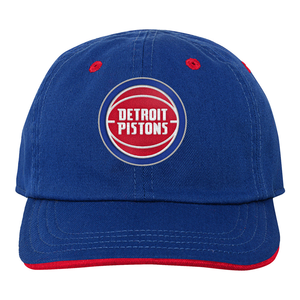 Infant Detroit Pistons Slouch Cap - Front View