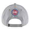 Youth Detroit Pistons New Era 940 Wordmark Hat in Grey - Back View