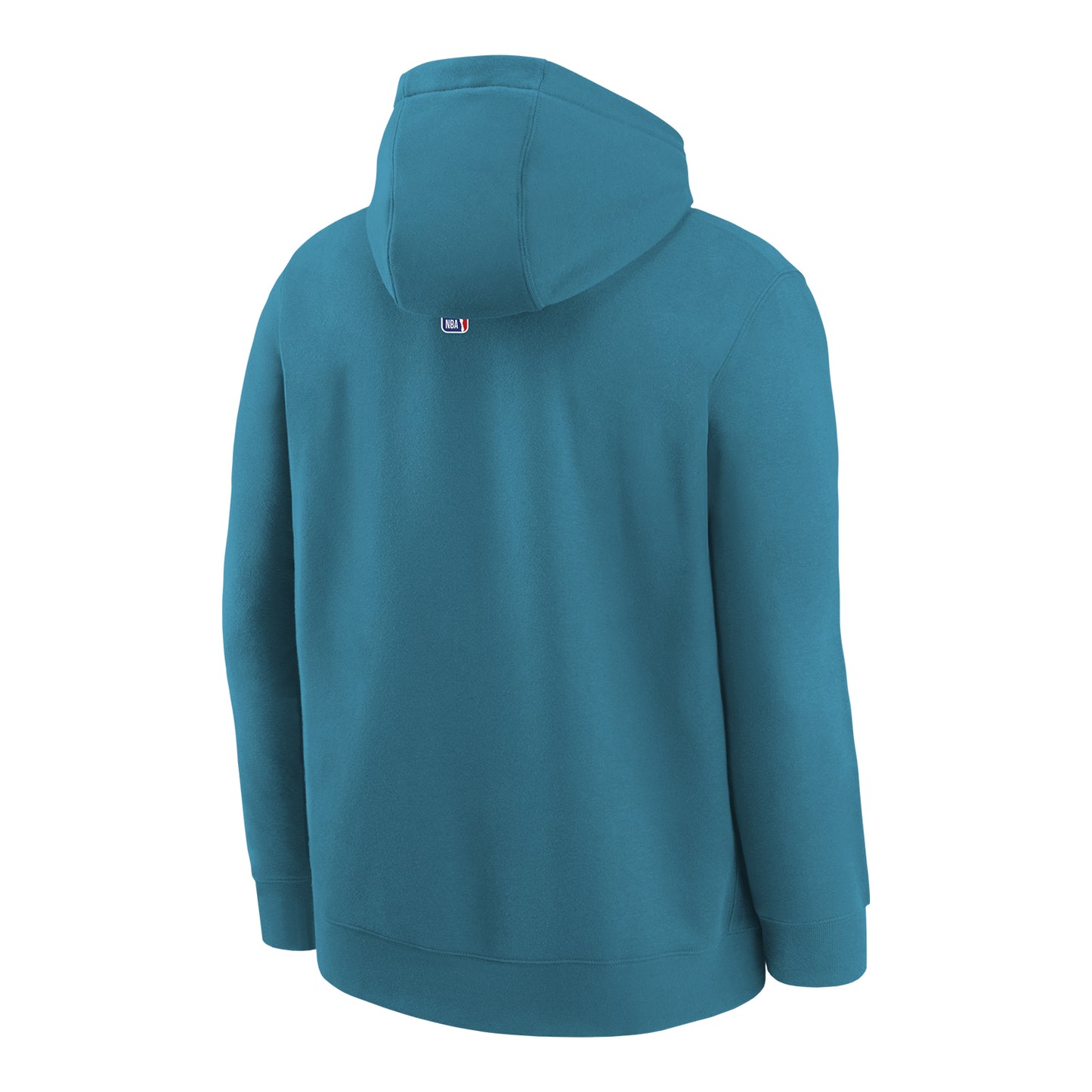 Youth Detroit Pistons Nike City Edition 25 Club Hooded Sweatshirt in Blue - Back View