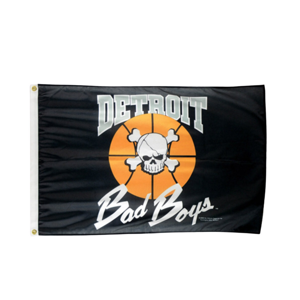 Bad Boys 3x5 Flag in Black - Front View