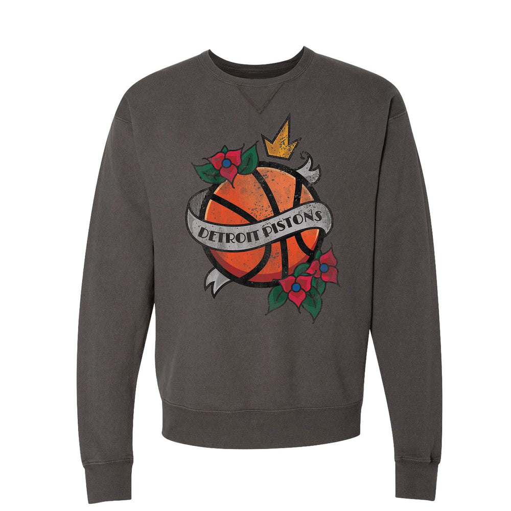 SAY Detroit Concrete Rose Crewneck