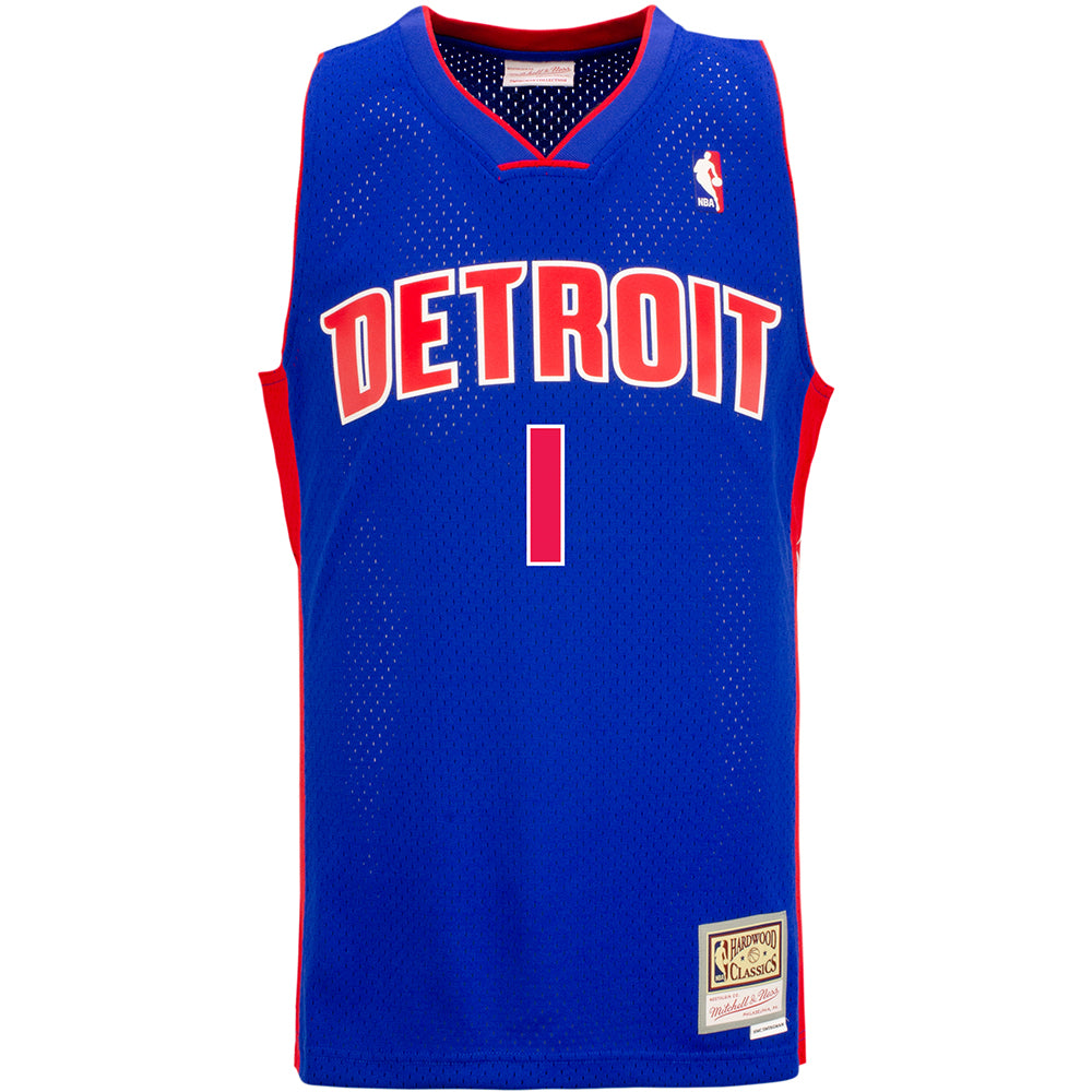 Chauncey Billups Mitchell & Ness Royal 2003-4 Hardwood Classics Throwback Swingman Jersey in Blue - Front View