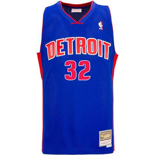 Richard Hamilton Mitchell & Ness Royal 2003/04 Hardwood Classics Throwback Swingman Jersey in Blue - Front View