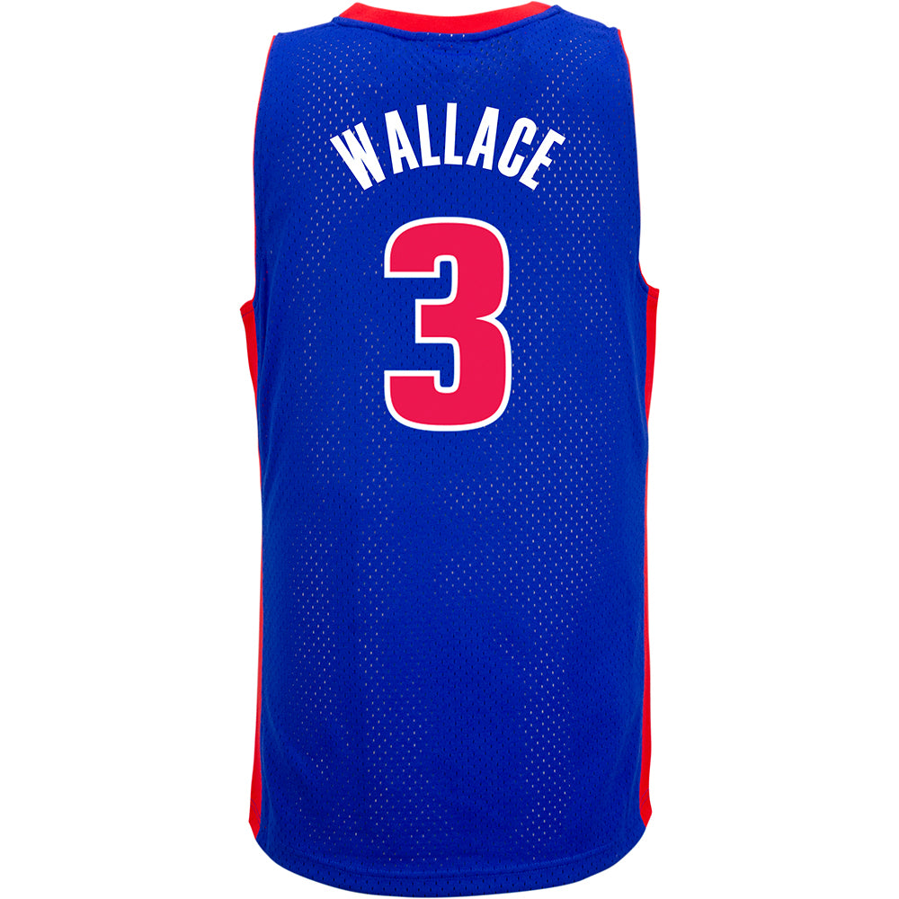 Detroit Pistons Ben Wallace Mitchell & Ness Throwback Swingman Jersey - 2003-04