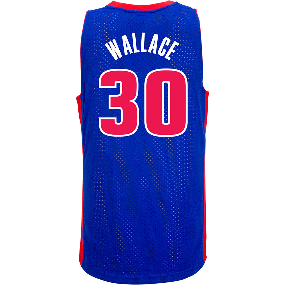 Detroit Pistons Rasheed Wallace Mitchell & Ness Throwback Swingman Jersey - 2003-04