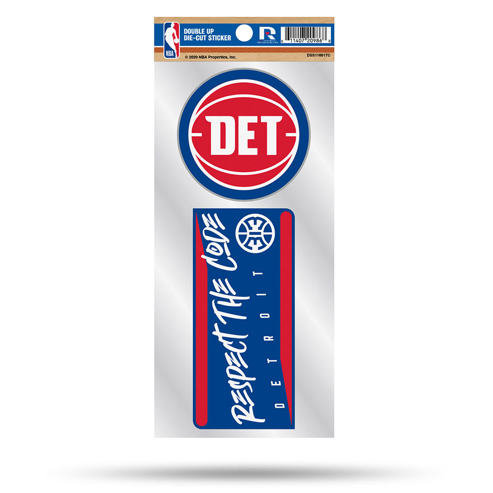 Detroit Pistons 2 Pack Decal
