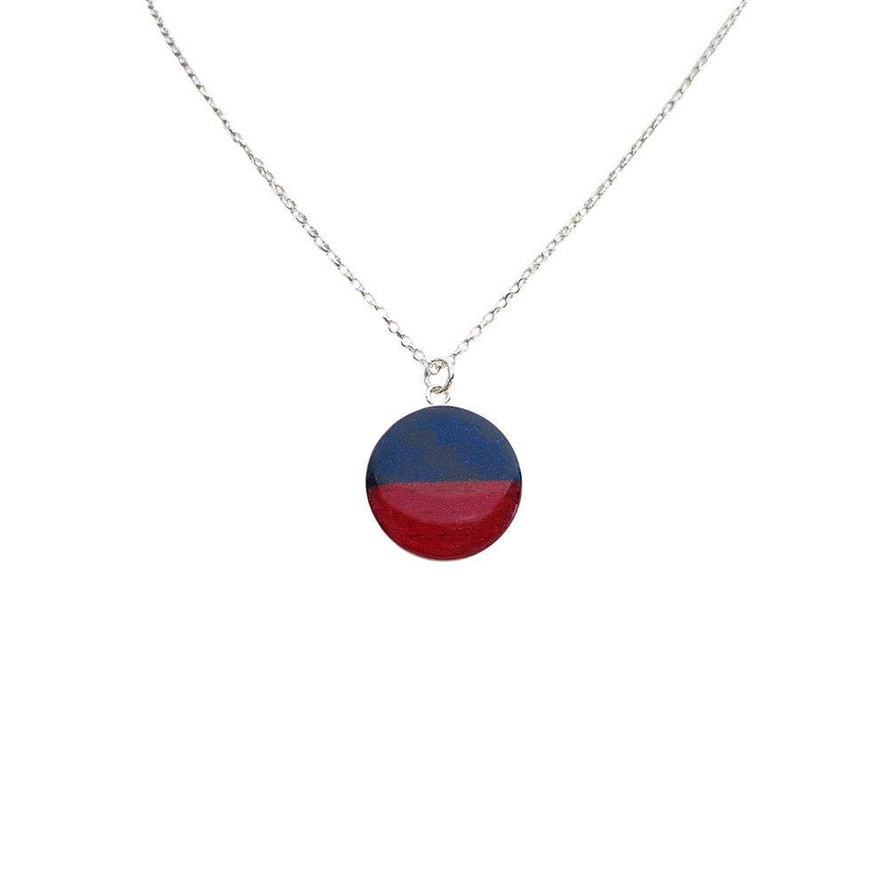 Detroit Pistons Motor City Jersey Nicole Necklace