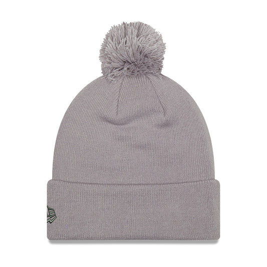 Detroit Pistons Ladies New Era DET Gray Knit - Back View