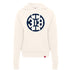 Ladies Sportiqe Pistons 313 Hooded Sweatshirt in Cream - Front View