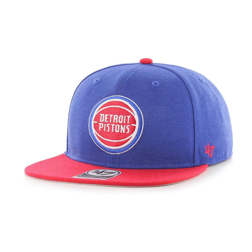 47 Brand Detroit Pistons Two Tone Snapback Hat